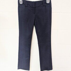 NWT The Limited "Drew" Fit Bootcut Navy Trousers, Size 0